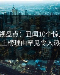 香蕉影视盘点：丑闻10个惊人真相，当事人上榜理由罕见令人热血沸腾