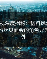 香蕉影视深度揭秘：猛料风波背后，明星在粉丝见面会的角色异常令人意外