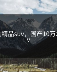 国产中的精品suv，国产10万左右的suv